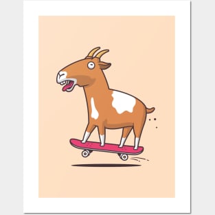 Goat Skater Posters and Art